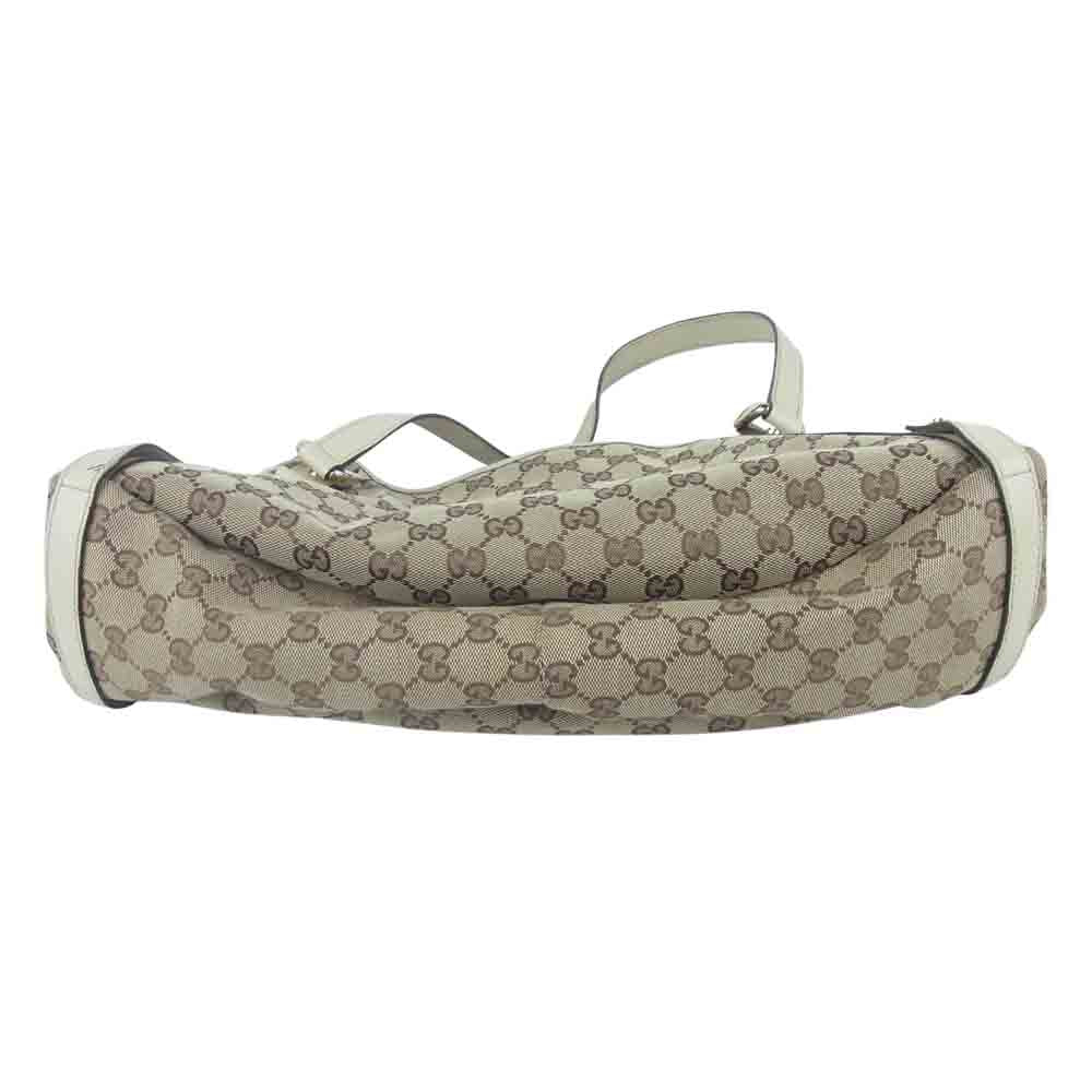 GUCCI グッチ 130736 002122 GGキャンバス ハンド バッグ イタリア製 ベージュ系【中古】