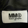 MAISON MARGIELA メゾンマルジェラ MM6 エムエムシックス クロコエンボス ロゴ バケット ショルダー バッグ ホワイト系【中古】