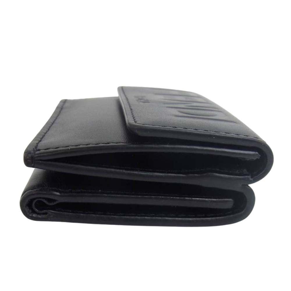 FENDI フェンディ 8M0395 AAYZ FENDI ROMA MICRO TRIFOLD WALLET ロゴ 3つ折り ミニ財布【中古】