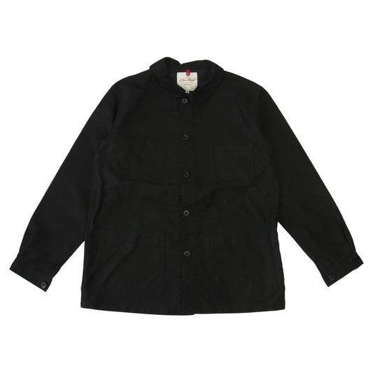 ル サン パレイユ 1193-CMU2502 CTN MS TRDITIONAL COVERALL コットンモールスキントラディショナルカバーオール ブラック系 42【中古】