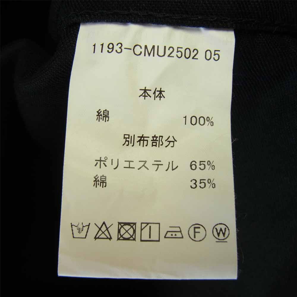 ル サン パレイユ 1193-CMU2502 CTN MS TRDITIONAL COVERALL コットンモールスキントラディショナルカバーオール ブラック系 42【中古】