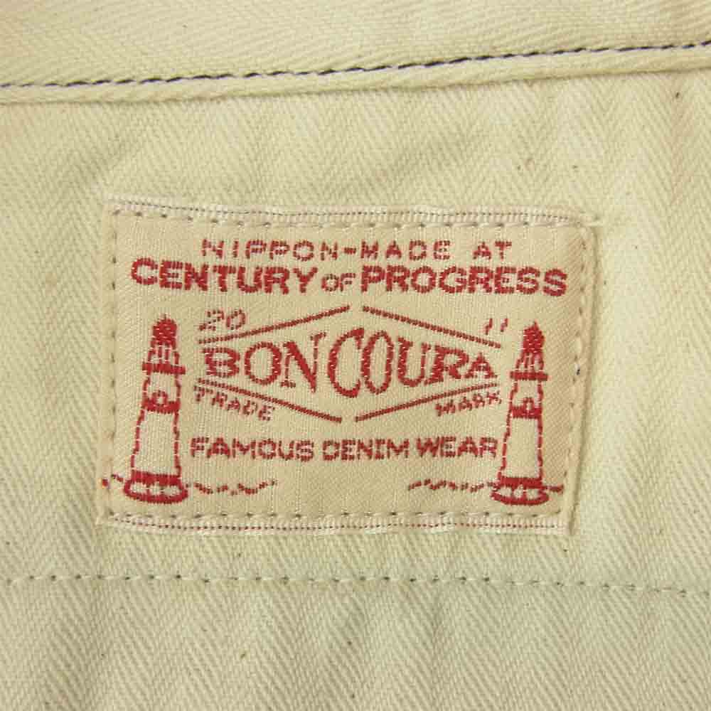 BONCOURA ボンクラ 41 デニム トラウザー パンツ インディゴブルー系 32【美品】【中古】