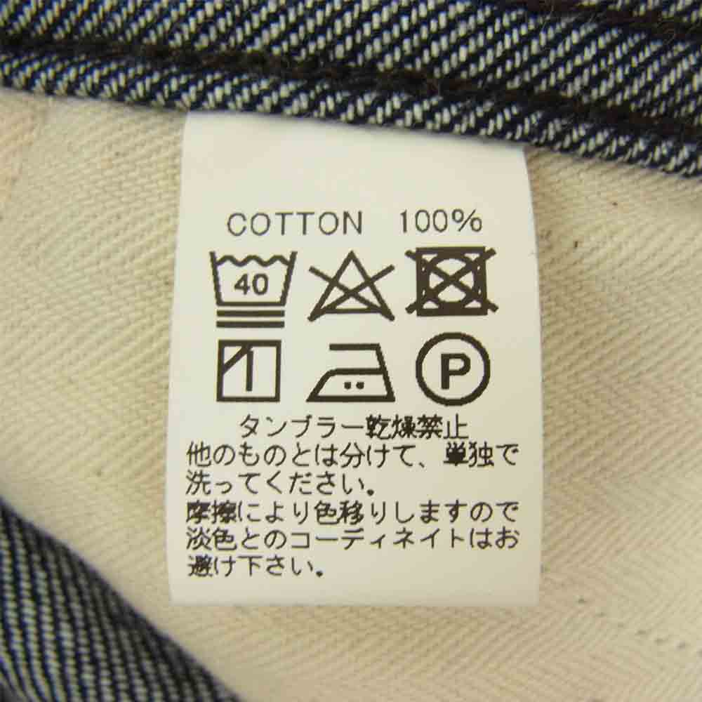 BONCOURA ボンクラ 41 デニム トラウザー パンツ インディゴブルー系 32【美品】【中古】