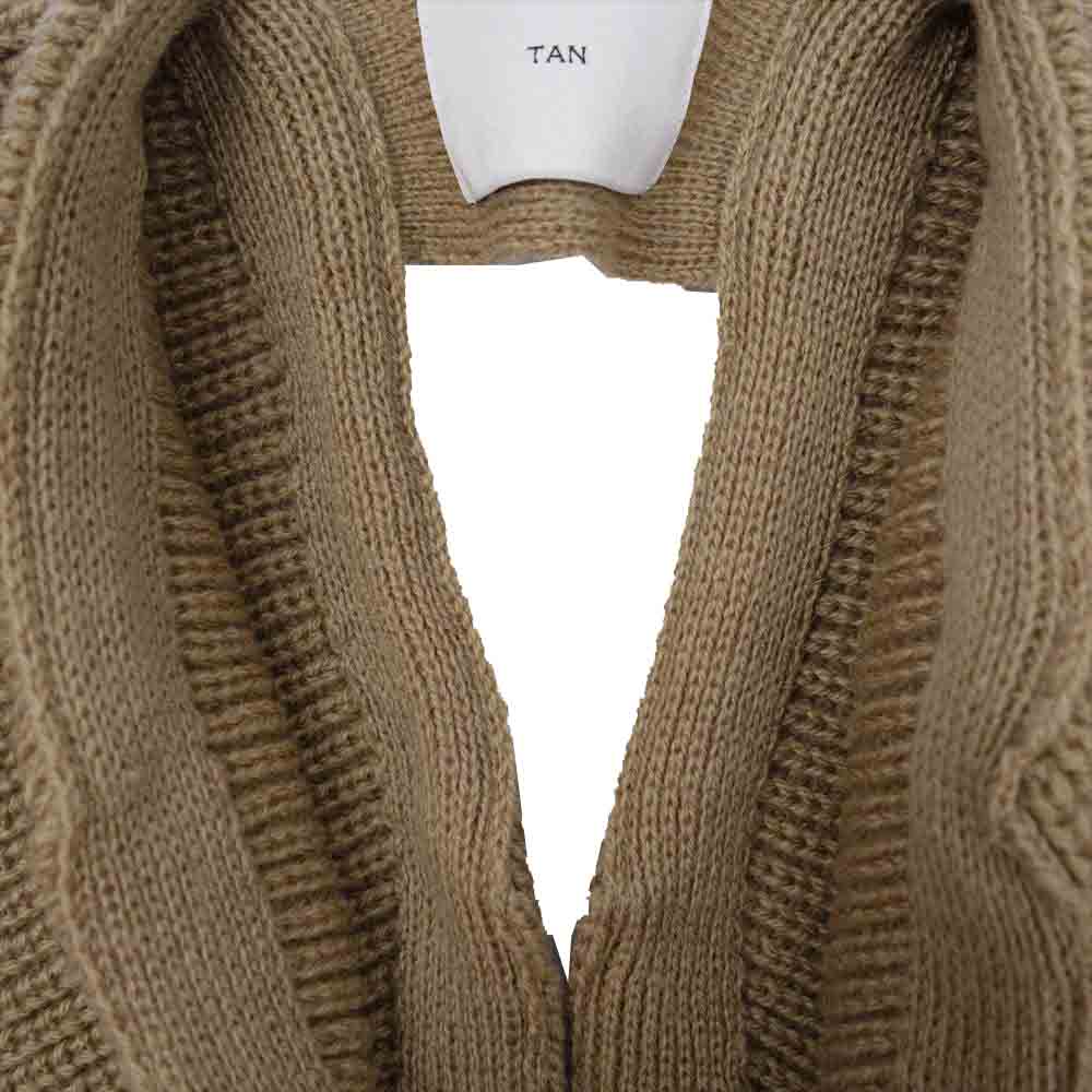 タン TN17AW011 ニット スリーブ アーム トップ【中古】
