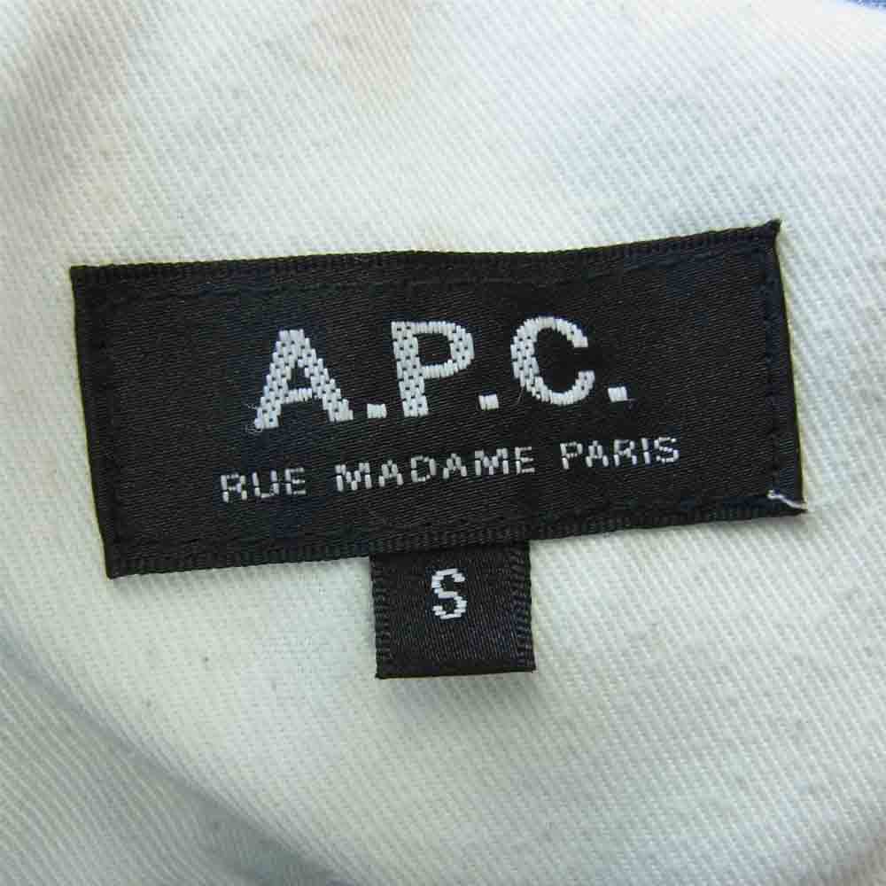 A.P.C. アーペーセー 3rd Type ストレッチ デニムジャケット S【中古】