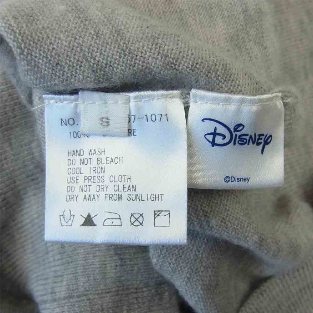 Ron Herman ロンハーマン 421080457-1071 × Disney ディズニー カシミヤ100％ ミッキーマウス刺繍 クルーネック セーター S【中古】