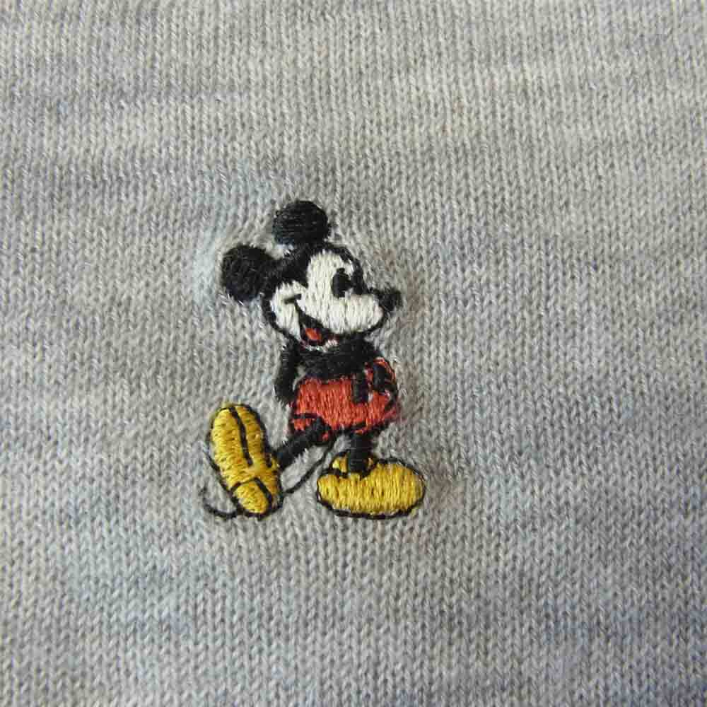 Ron Herman ロンハーマン 421080457-1071 × Disney ディズニー カシミヤ100％ ミッキーマウス刺繍 クルーネック セーター S【中古】