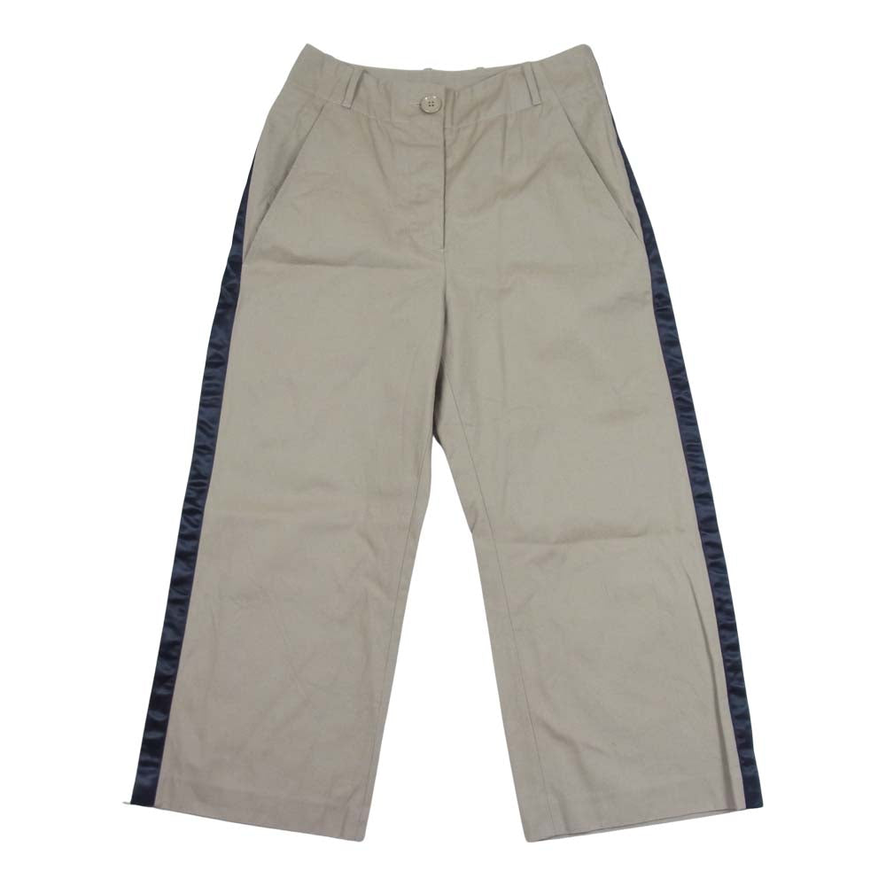 MAISON MARGIELA メゾンマルジェラ MM6 エムエムシックス 2019 02 S52KA0213 CONTRAST STRIPE TROUSERS サイドライン パンツ【中古】