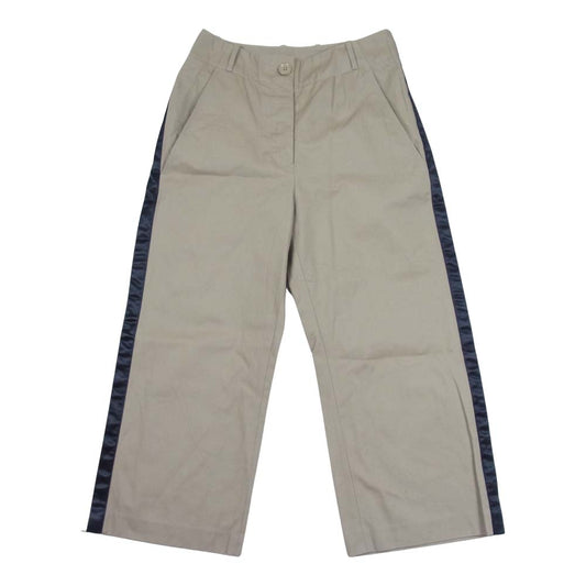 MAISON MARGIELA メゾンマルジェラ MM6 エムエムシックス 2019 02 S52KA0213 CONTRAST STRIPE TROUSERS サイドライン パンツ【中古】