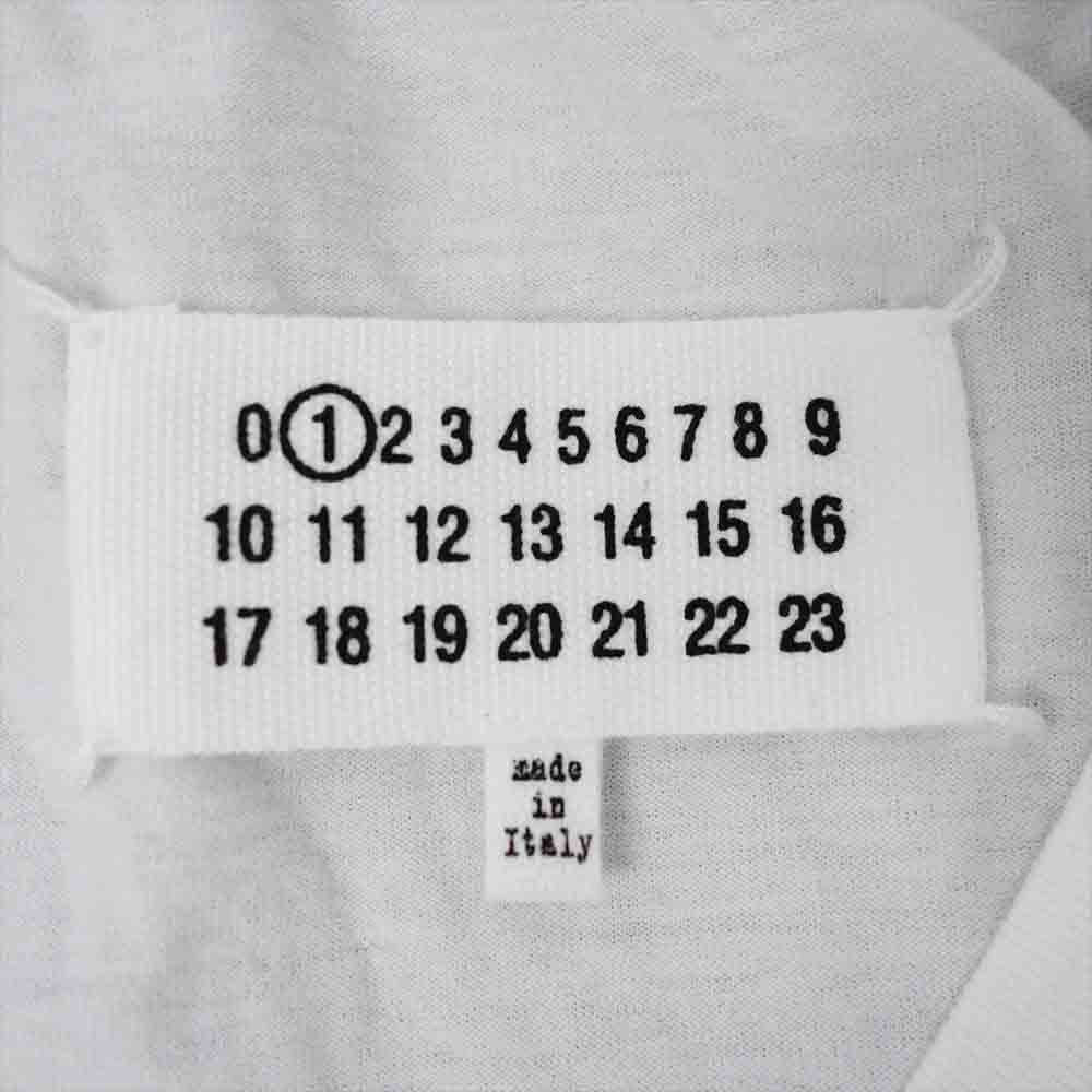 MAISON MARGIELA メゾンマルジェラ 20SS S51GC0474 1ライン コレクションライン 右二重袖 オーバーサイズ アシンメトリー 半袖 Tシャツ S【中古】