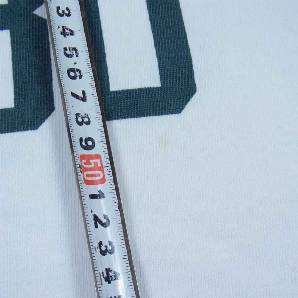 Champion チャンピオン ランタグ 復刻 カレッジロゴ フットボール Tシャツ ホワイト系 XL【中古】
