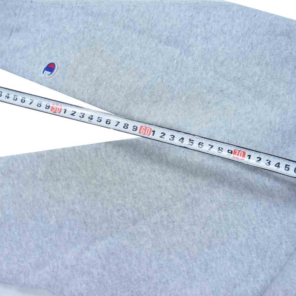 Champion チャンピオン 青タグ 復刻 プリント リバースウィーブ スウェット トレーナー グレー系 M【中古】