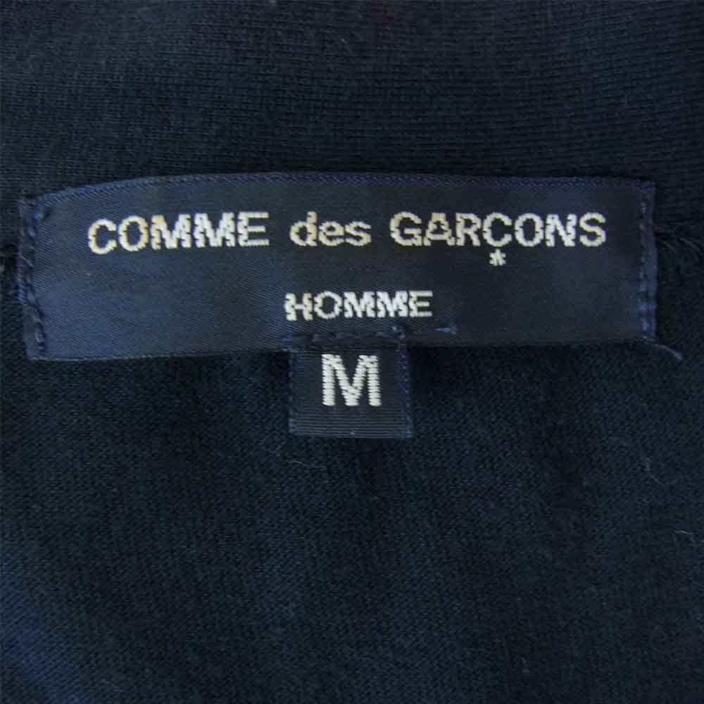COMME des GARCONS コムデギャルソン HOMME オム HE-T125 チェック 切替 カーディガン ネイビー系 M【中古】