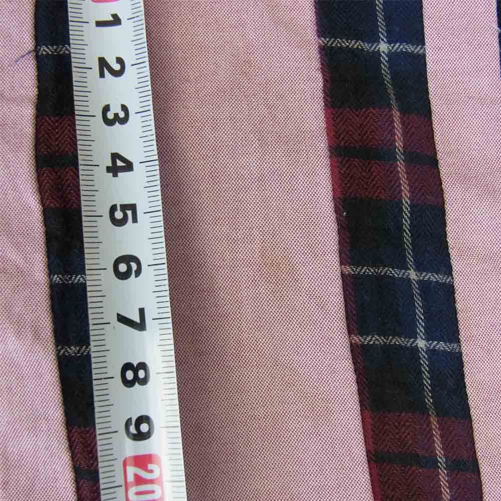 COMME des GARCONS コムデギャルソン HOMME オム HE-T125 チェック 切替 カーディガン ネイビー系 M【中古】