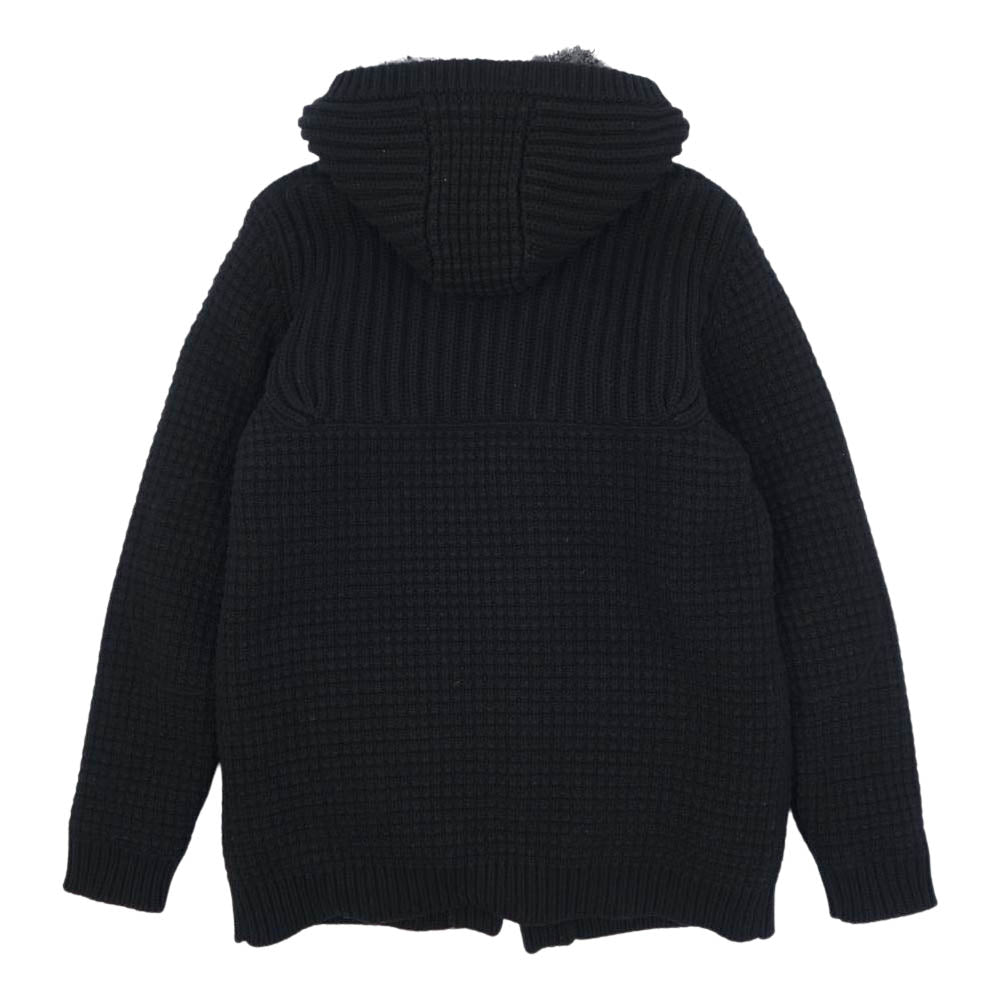 バーク イタリア製 内ボア ニット ダッフル コート L【中古】