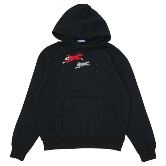 WIND AND SEA ウィンダンシー ICJP215SK005 × ICECREAM アイスクリーム COTTON HOODIE #1 コットン フーディ プルオーバー パーカー ブラック L ブラック系 L【新古品】【未使用】【中古】