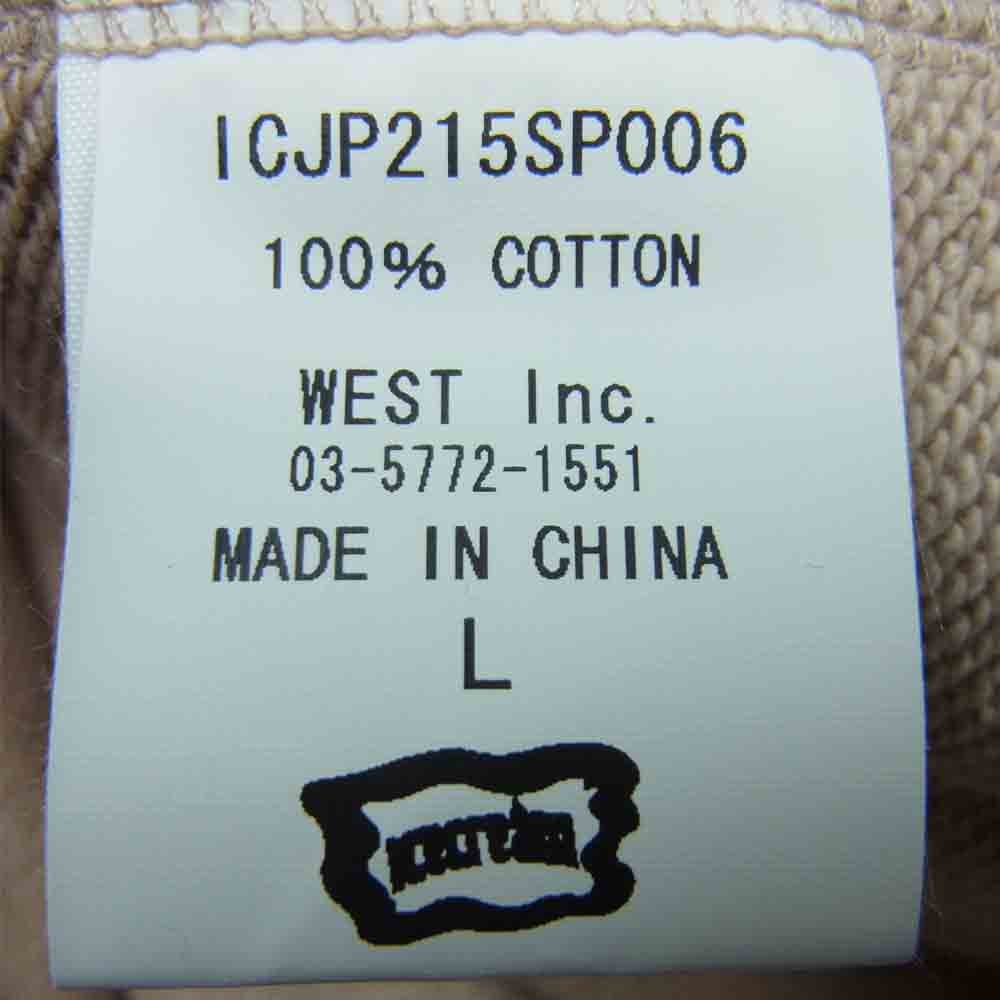 WIND AND SEA ウィンダンシー ICJP215SP006 ICECREAM アイスクリーム COTTON SWEAT PANTS (ICE&SEA) コットン スウェット パンツ ベージュ系 L【新古品】【未使用】【中古】