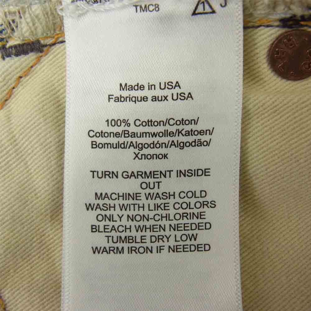 RRL ダブルアールエル R41RB05 国内正規品 USA製 Shuttle Woven Selvedge Denim Low Straight 加工 インディゴ デニム パンツ インディゴブルー系 30【中古】