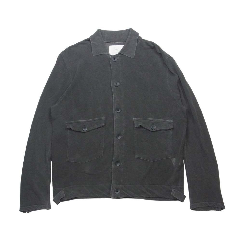 bukht ブフト B-M11308 和紙 100％ カーディガン 日本製 グレー系 M【中古】