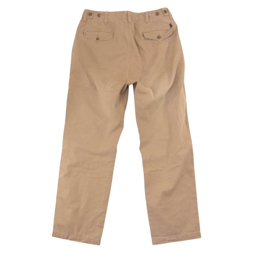 RALPH LAUREN ラルフローレン ミリタリー チノ トラウザー ベージュ系 サイズ表記無【中古】