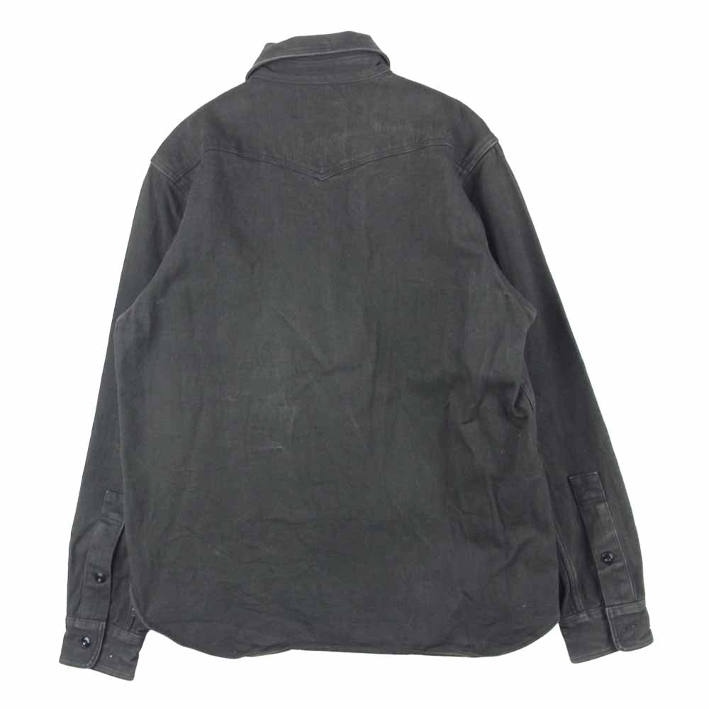 JELADO ジェラード WORK SHIRTS 長袖 ワーク シャツ ダークグレー系 16【中古】