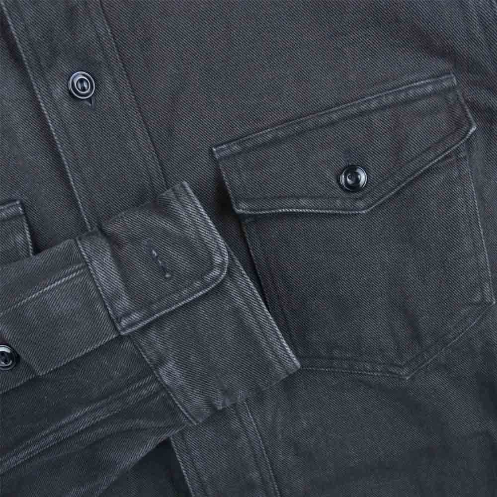 JELADO ジェラード WORK SHIRTS 長袖 ワーク シャツ ダークグレー系 16【中古】