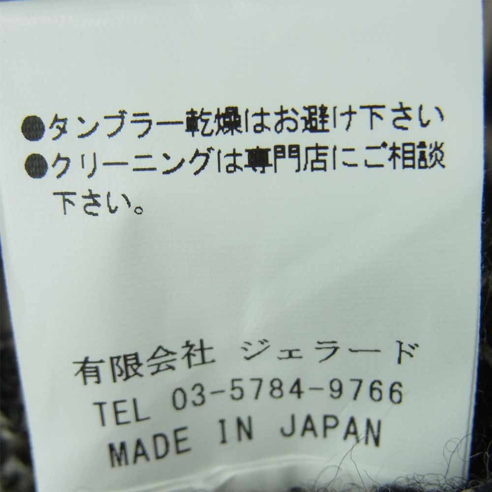 JELADO ジェラード Salem Knit Crew Neck ネイティブ柄 ジャガード クルーネック セーター ニット ブラック系 S【中古】