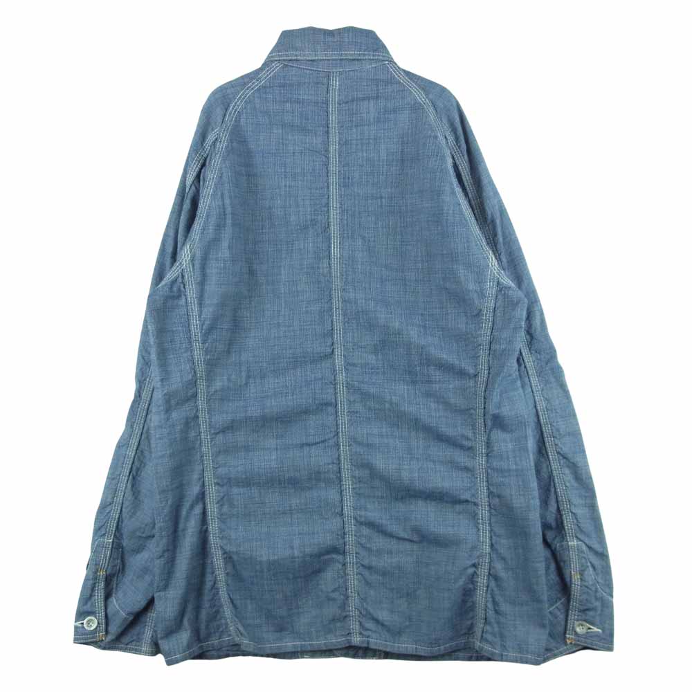 THE FLAT HEAD ザフラットヘッド カバーオール ワーク ジャケット インディゴブルー系【中古】