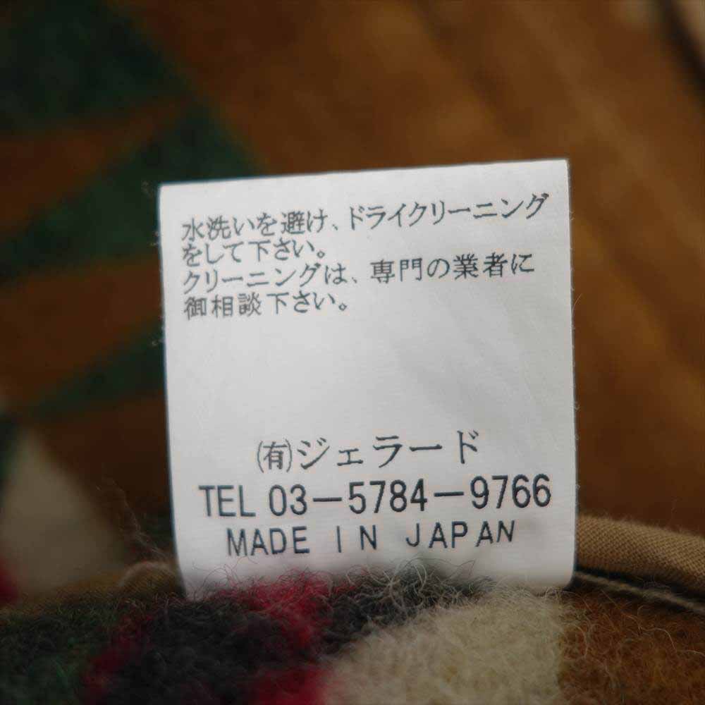 JELADO ジェラード × JOHN GLUCKOW  ジョン グラッコウ 1910's マッキーノ ブランケット コート ブラウン系 36【中古】