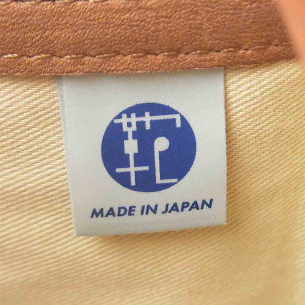 銀座タニザワ レザー トート バッグ 日本製 ブラウン系【中古】