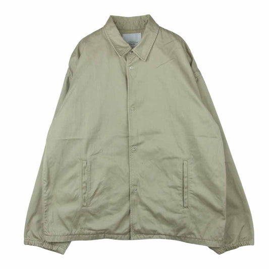 UNUSED アンユーズド us1293 17SS Chino Jacket バイオウォッシュ加工 チノクロス コーチ ジャケット ベージュ系 3【中古】
