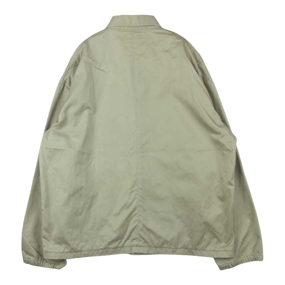 UNUSED アンユーズド us1293 17SS Chino Jacket バイオウォッシュ加工 チノクロス コーチ ジャケット ベージュ系 3【中古】