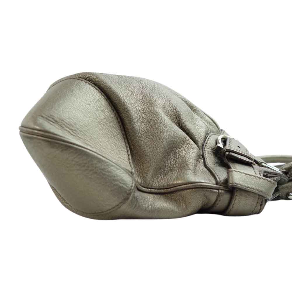 Salvatore Ferragamo サルヴァトーレフェラガモ AB-21 5370 マリッサ ガンチーニ ハンド バッグ ブロンズ系【中古】