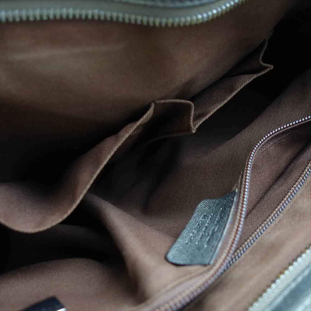 Salvatore Ferragamo サルヴァトーレフェラガモ AB-21 5370 マリッサ ガンチーニ ハンド バッグ ブロンズ系【中古】