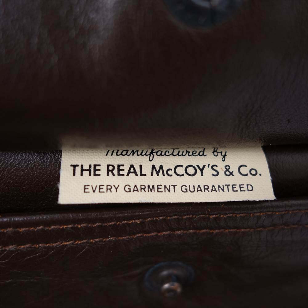 The REAL McCOY'S ザリアルマッコイズ 42-1401P ROUGHWEAR ラフウェア実名復刻 A-2 フライト ジャケット ブラウン系 36【中古】