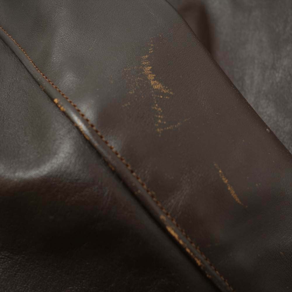 The REAL McCOY'S ザリアルマッコイズ 42-1401P ROUGHWEAR ラフウェア実名復刻 A-2 フライト ジャケット ブラウン系 36【中古】
