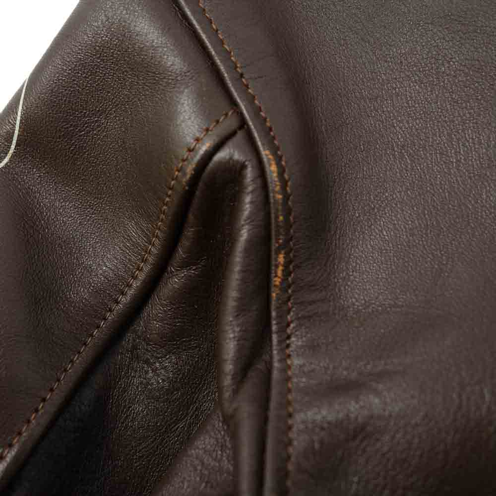 The REAL McCOY'S ザリアルマッコイズ 42-1401P ROUGHWEAR ラフウェア実名復刻 A-2 フライト ジャケット ブラウン系 36【中古】