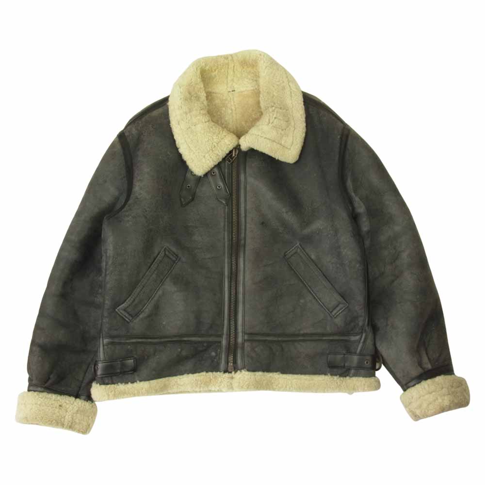 TYPE B-3 ムートン ジャケット ブラック系 M【中古】
