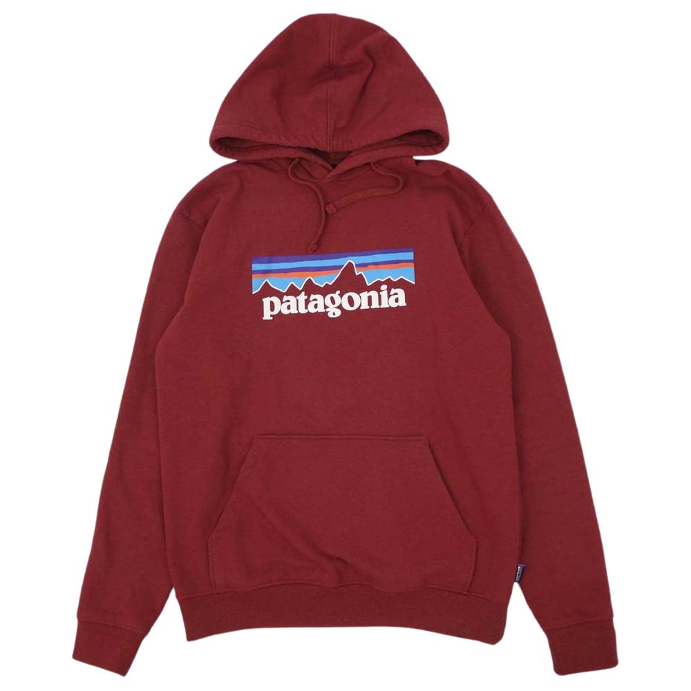 patagonia パタゴニア 20AW 39539  P-6 Logo Uprisal Hoody ロゴ アップライザル フーディ プルオーバー パーカー レッド系 M【中古】