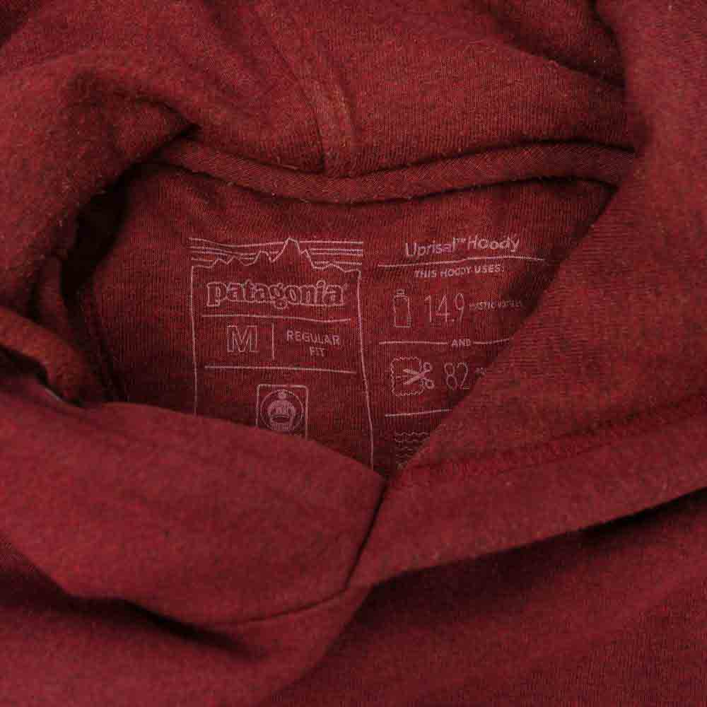 patagonia パタゴニア 20AW 39539  P-6 Logo Uprisal Hoody ロゴ アップライザル フーディ プルオーバー パーカー レッド系 M【中古】