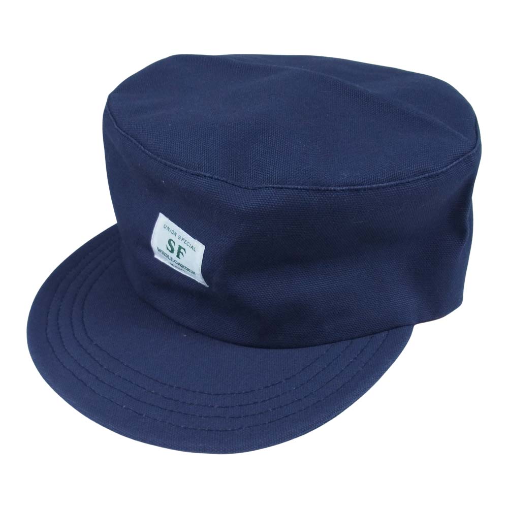 SASAFRAS ササフラス Seeds Box Cap シード ボックス キャップ ネイビー系 7 1/4【中古】