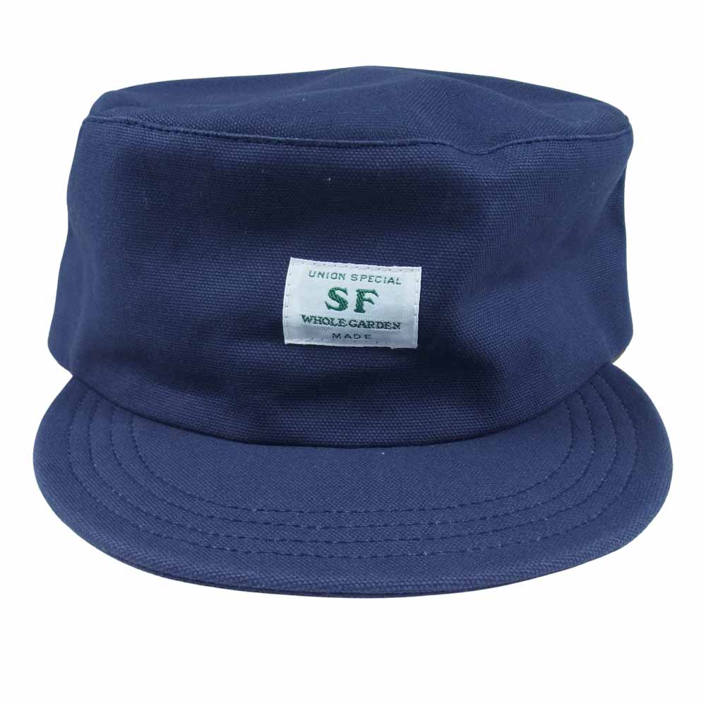 SASAFRAS ササフラス Seeds Box Cap シード ボックス キャップ ネイビー系 7 1/4【中古】
