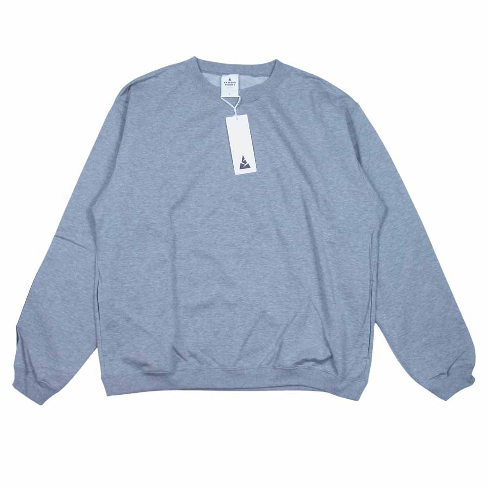 BAMBOO SHOOTS バンブーシュート 2101025 ACTIVE CREWNECK SWEAT SHIRT アクティブ クルーネック スウェット グレー系 L【新古品】【未使用】【中古】