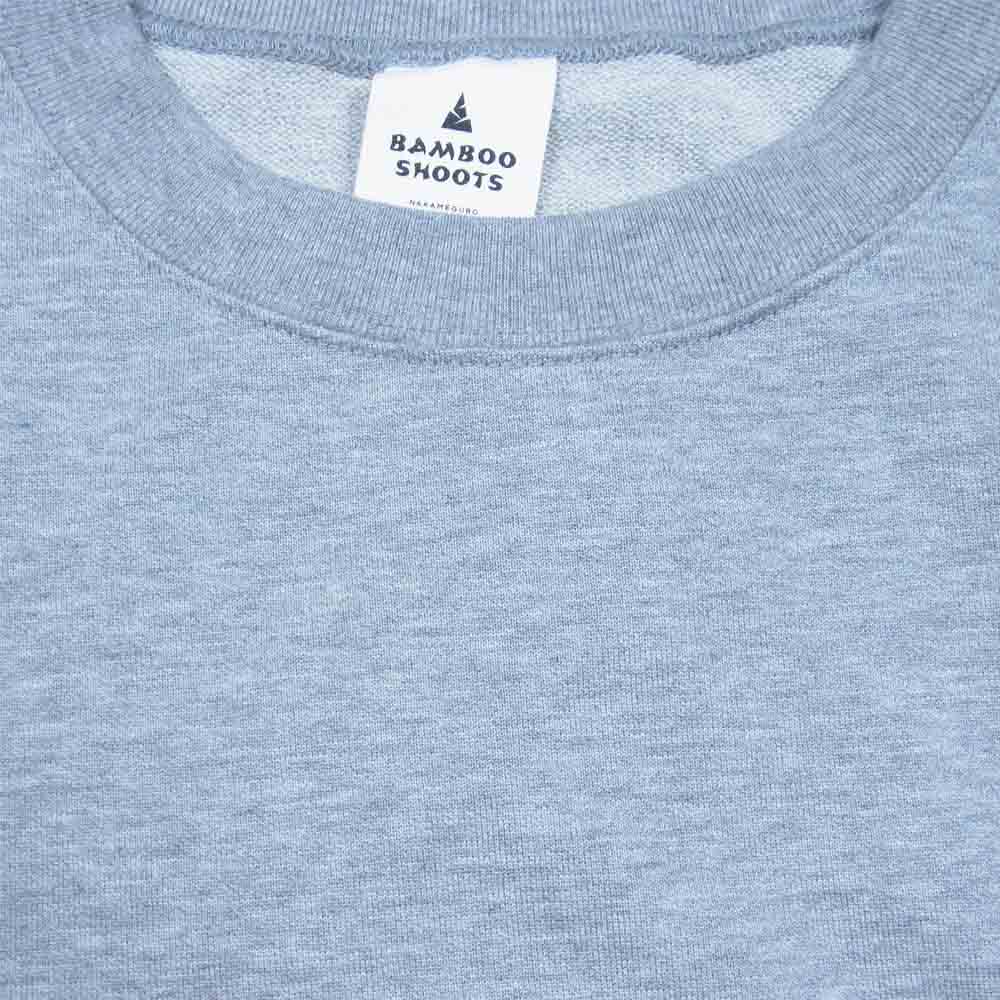 BAMBOO SHOOTS バンブーシュート 2101025 ACTIVE CREWNECK SWEAT SHIRT アクティブ クルーネック スウェット グレー系 L【新古品】【未使用】【中古】