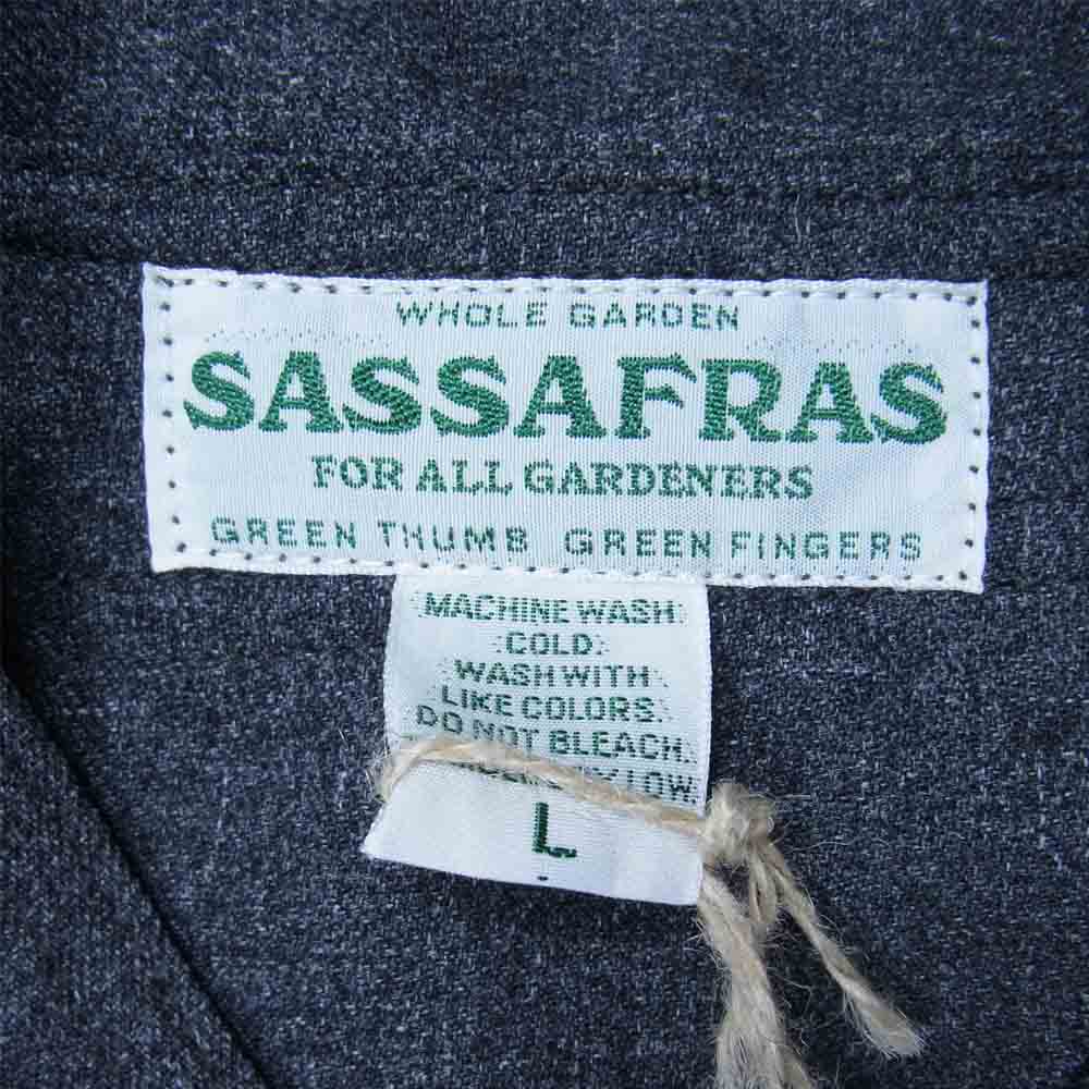 SASAFRAS ササフラス SF-201713 VASE WALL GARDENER VEST ガーデナー ベスト HeatherCharcoal L【新古品】【未使用】【中古】