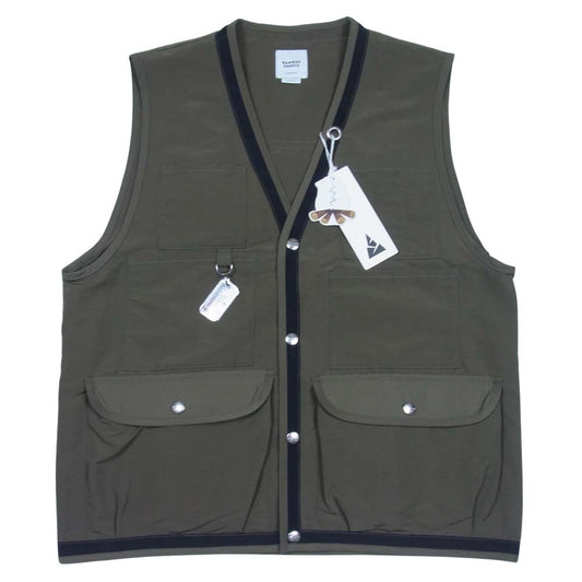BAMBOO SHOOTS バンブーシュート M210103 HIKING VEST ハイキング ベスト Olive M【新古品】【未使用】【中古】