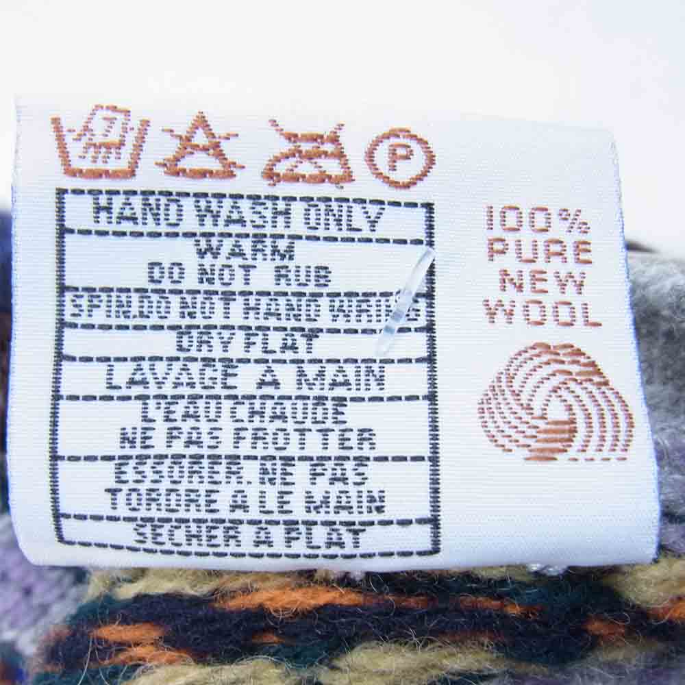 Jamieson's 英国製 FAIR ISLE CREWNECK SWEATER フェアアイル クルーネック セーター ニット グレー系 40【新古品】【未使用】【中古】