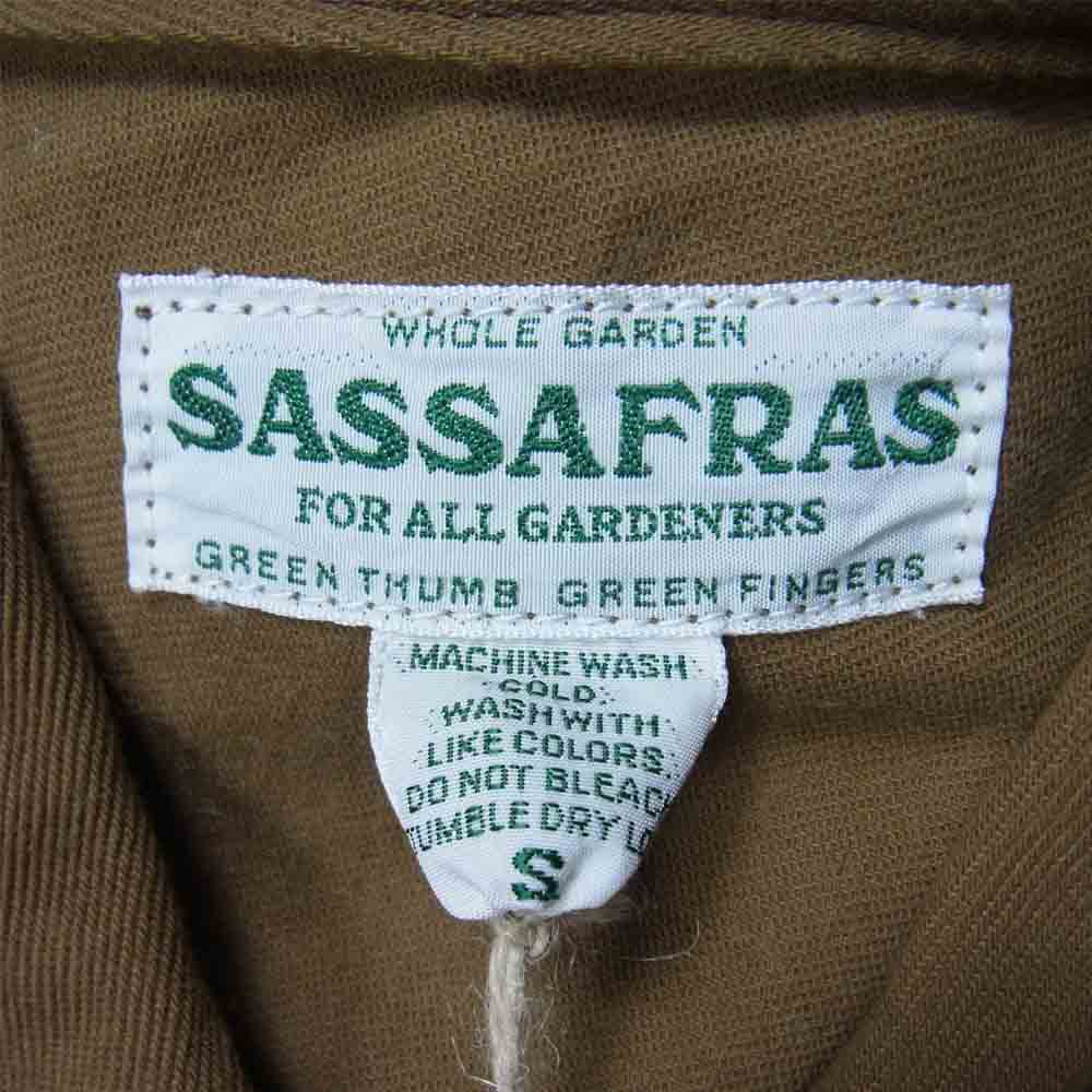 SASAFRAS ササフラス SF-201679 GARDENER JACKE ガーデナージャケット カーキ系 S【新古品】【未使用】【中古】