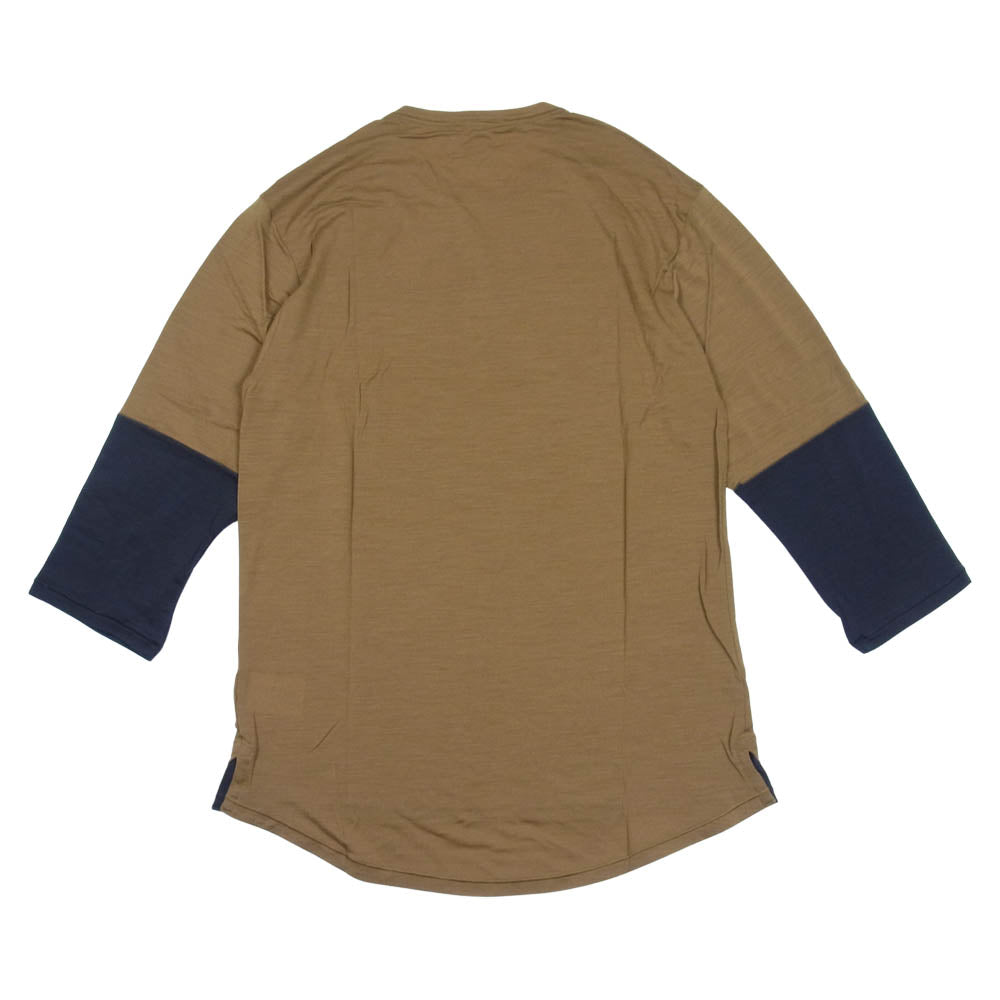 patagonia パタゴニア 20AW 23935 Men's 3/4 Merino Sleeve Bike Jersey メリノ 3/4スリーブ バイク ジャージー 七分袖 Tシャツ MulchBrown S【新古品】【未使用】【中古】
