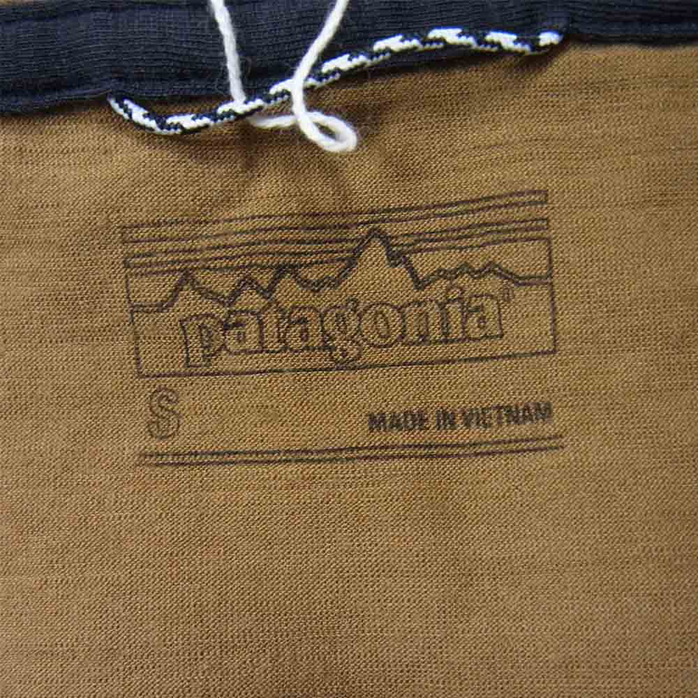 patagonia パタゴニア 20AW 23935 Men's 3/4 Merino Sleeve Bike Jersey メリノ 3/4スリーブ バイク ジャージー 七分袖 Tシャツ MulchBrown S【新古品】【未使用】【中古】